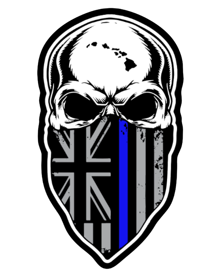 Blueline Skull