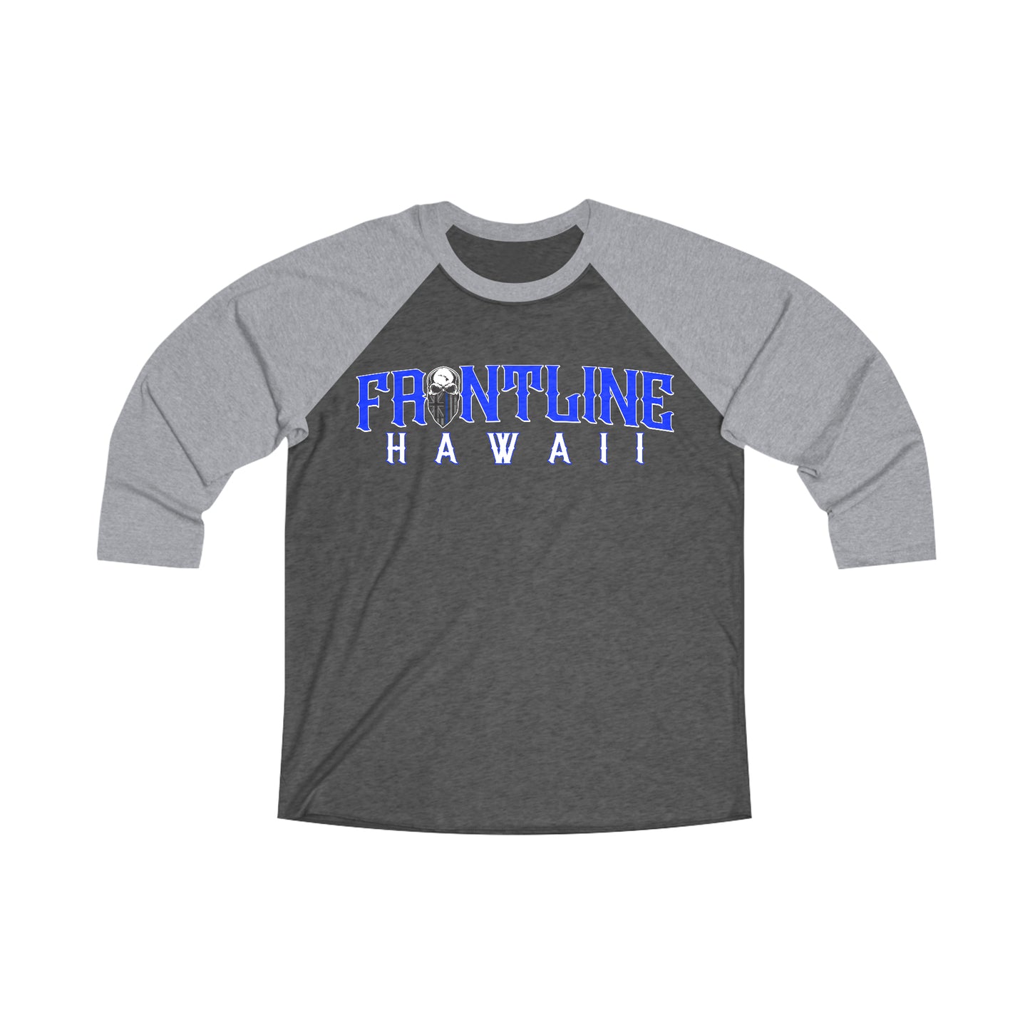 Frontline Hawaii Tri-Blend 3\4 Sleeve Raglan T-shirt