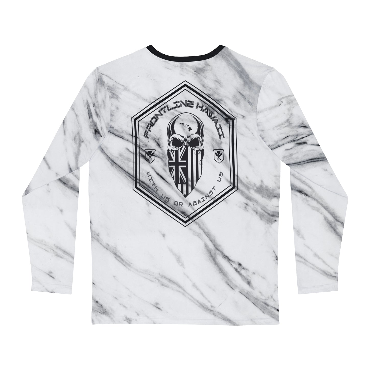 Frontline Hawaii Marble Sublimation DRIFIT/long sleeve