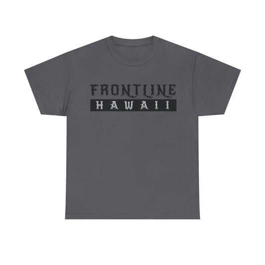 Frontline Hawaii Banner T-shirt (black print)